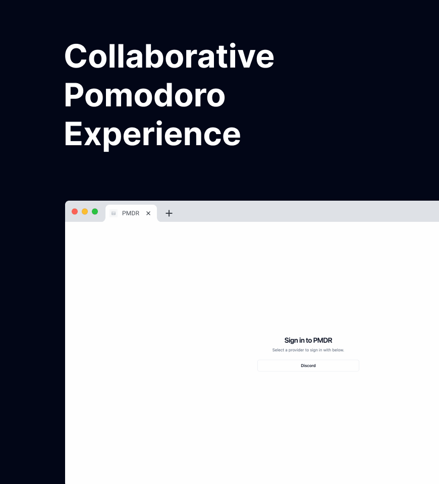 Collaborative Pomodoro Timer
